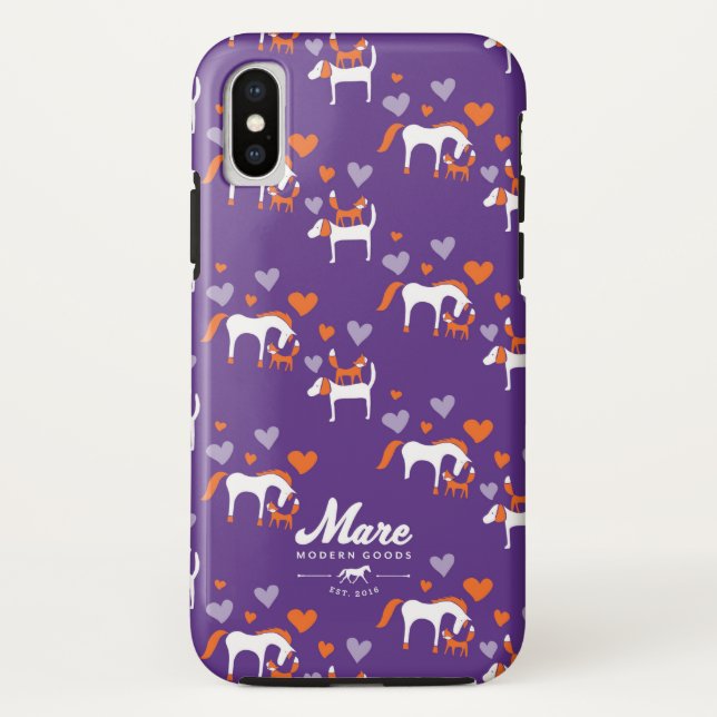 Para iPhone, Case-Mate Capa de telefone Foxy do amor (Verso)