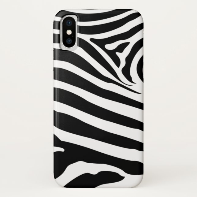 Para iPhone, Case-Mate Capa de telefone - Impressão Zebra (Verso)