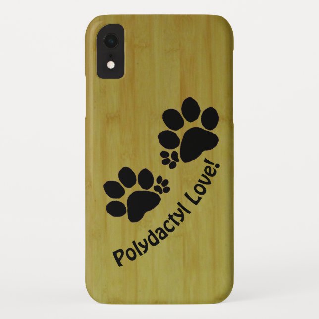 Para iPhone, Case-Mate Capa de telefone - Impressões de pata no chão do b (Verso)