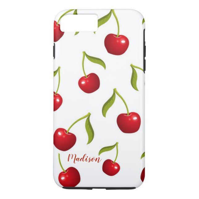 Para iPhone, Case-Mate Capa de telefone personalizada da cereja (Verso)