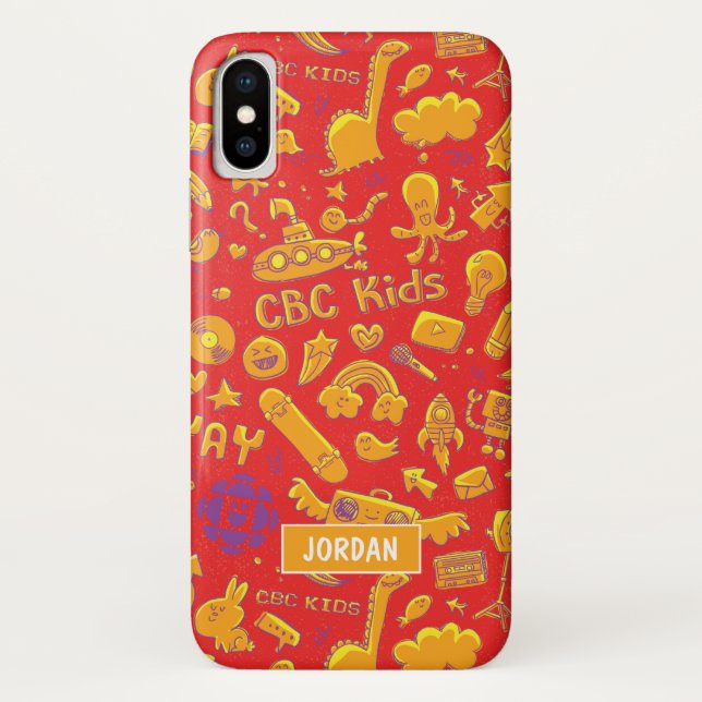 Para iPhone, Case-Mate Capa de telefone Personalizada de Padrão de Crianç (Verso)