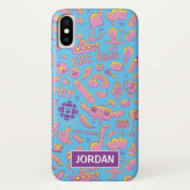 Para iPhone, Case-Mate Capa de telefone Personalizada de Padrão de Crianç (Verso)
