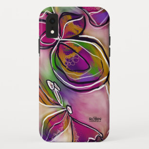 Para iPhone Da Case-Mate Capa de telefone "Pinks and Greens Floral"