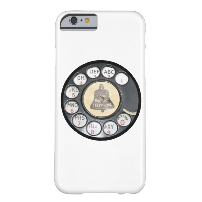 Para iPhone, Case-Mate capa de telefone retro do telefone do seletor (Verso)