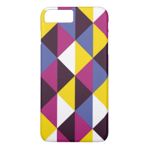 iPhone 8 Plus/7 Plus Design geométrica fina e capa de telefone.