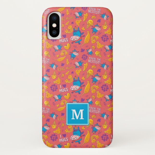 Para iPhone, Case-Mate Gary Pattern Monographic Capa de telefone (Verso)