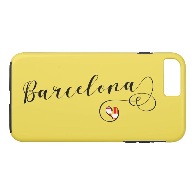 Para iPhone, Case-Mate Heart Barcelona Cell Capa de telefone, Catalunha (Verso (Horizontal))