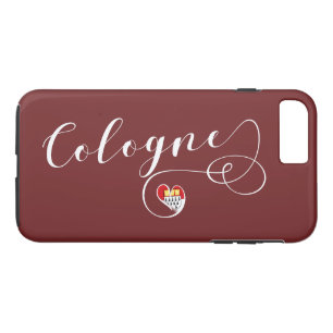 iPhone 8 Plus/7 Plus Heart Cell Capa de telefone, Colônia