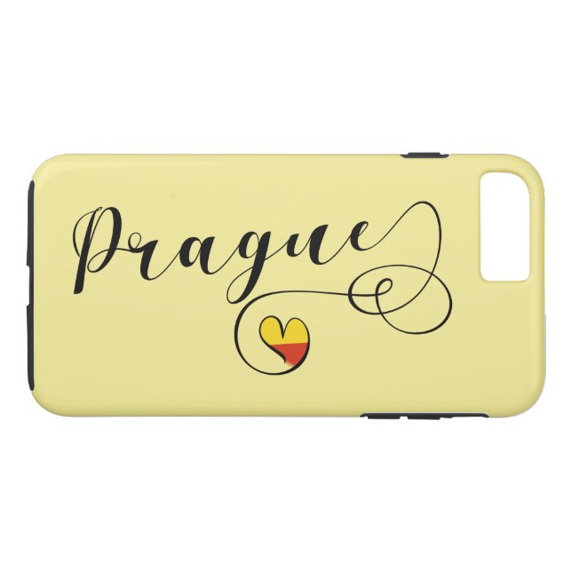 Para iPhone, Case-Mate Heart Praga Mobile Capa de telefone, Checo (Verso (Horizontal))