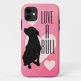 Para iPhone Da Case-Mate Amor cor-de-rosa uma capa de telefone de Bull