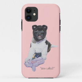 Para iPhone Da Case-Mate Cãozinho akita e capa de telefone rosa de arte urs