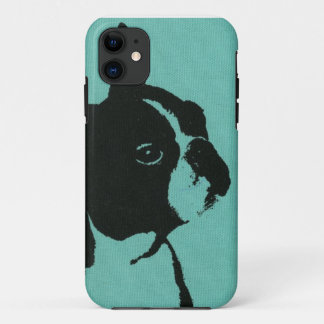 Para iPhone Da Case-Mate Capa de telefone azul de Boston Terrier
