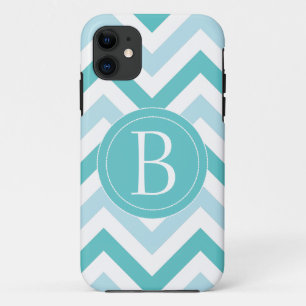 Para iPhone Da Case-Mate Capa de telefone azul de Chevron do ovo do pisco
