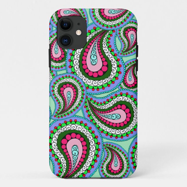 Para iPhone Da Case-Mate Capa de telefone bonito de Paisley (Verso)
