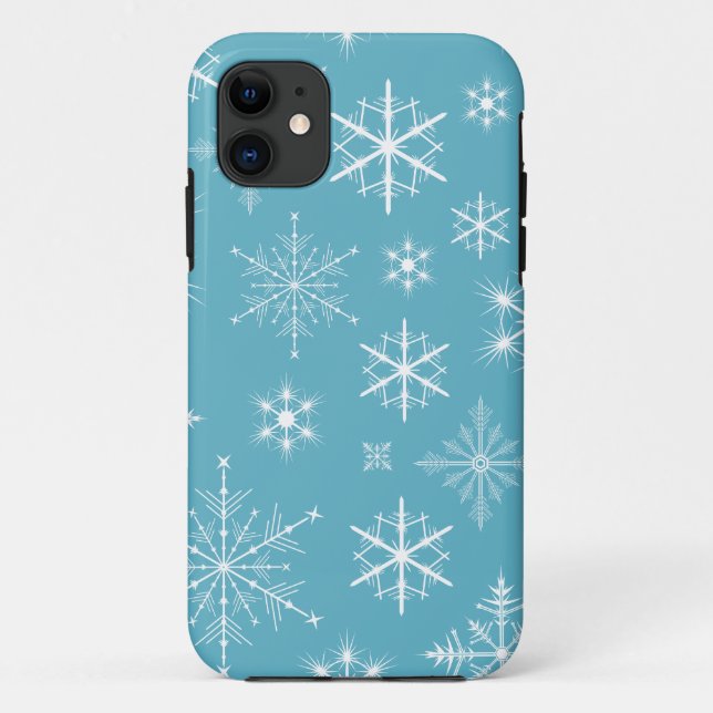 Para iPhone Da Case-Mate Capa de telefone de Flocos de Neve Esparsos (Verso)