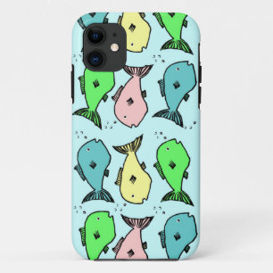 Para iPhone Da Case-Mate Capa de telefone de Peixe Colorida - Design horizo