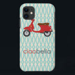 Para iPhone Da Case-Mate Capa de telefone do Ciao Bella<br><div class="desc">A capa de telefone italiana do bella do caio do patinete do vespa retro inspirou por viagens de Roma</div>