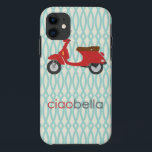Para iPhone Da Case-Mate Capa de telefone do Ciao Bella<br><div class="desc">A capa de telefone italiana do bella do caio do patinete do vespa retro inspirou por viagens de Roma</div>