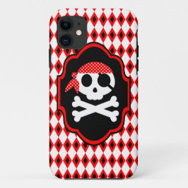 Para iPhone Da Case-Mate Capa de telefone do Pirata do Red Halloween