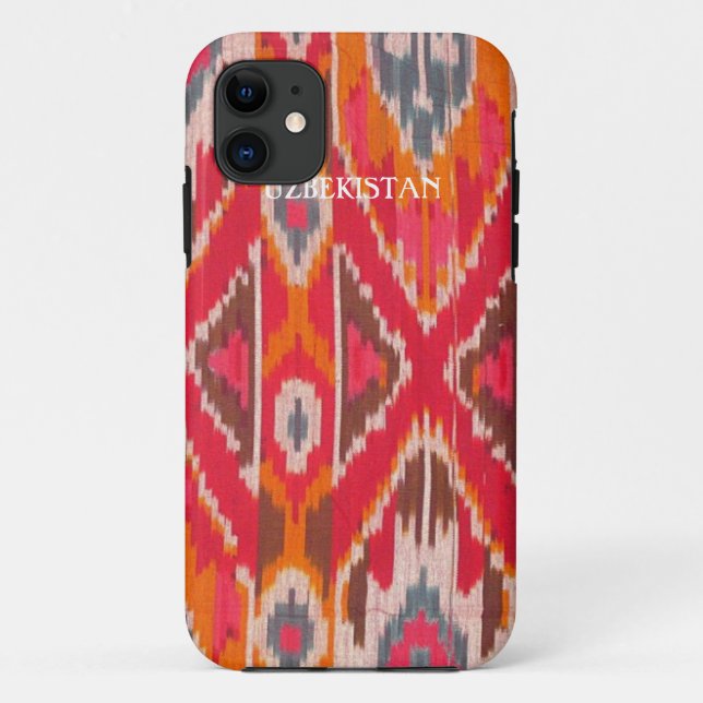 Para iPhone Da Case-Mate Capa de telefone do tecido de Ikat (Verso)
