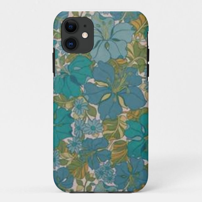 Para iPhone Da Case-Mate Capa de telefone Flor Azul (Verso)