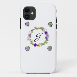 Para iPhone Da Case-Mate Capa de telefone Floral Monograma