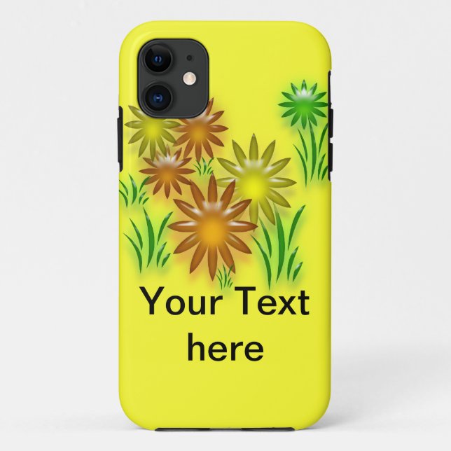 Para iPhone Da Case-Mate Capa de Telefone - Margaridas Neon Tridimensionais (Verso)