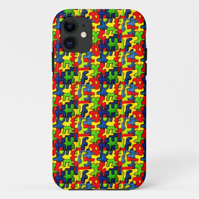Para iPhone Da Case-Mate Capa de telefone QUEBRA-CABEÇA JIGSAW (Verso)