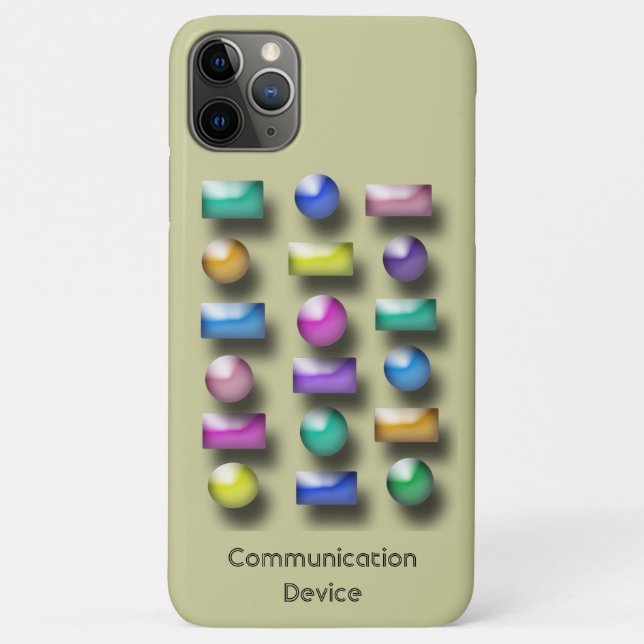 Para iPhone Da Case-Mate Capa de telefone - Três Botões Dimensionais (Verso)