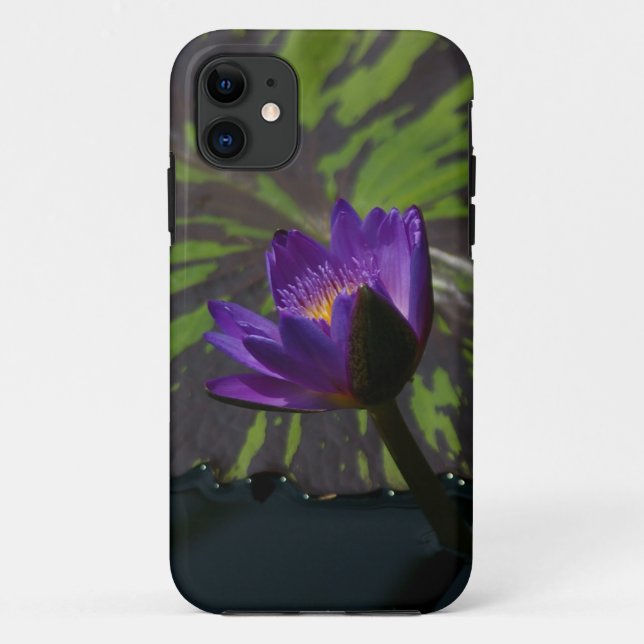 Para iPhone Da Case-Mate Capa de telefone Waterlily Roxo (Verso)