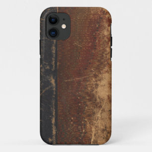 Para iPhone Da Case-Mate Capa do livro do vintage, limite retro do couro do