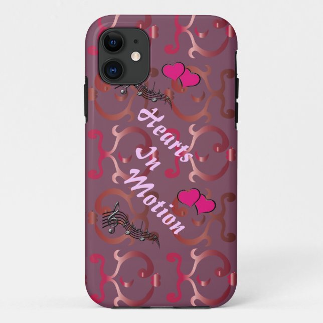 Para iPhone Da Case-Mate "Corações capa de telefone no movimento" (Verso)