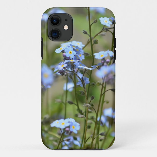 Para iPhone Da Case-Mate Esqueça-me de não Capa de telefone azul (Verso)