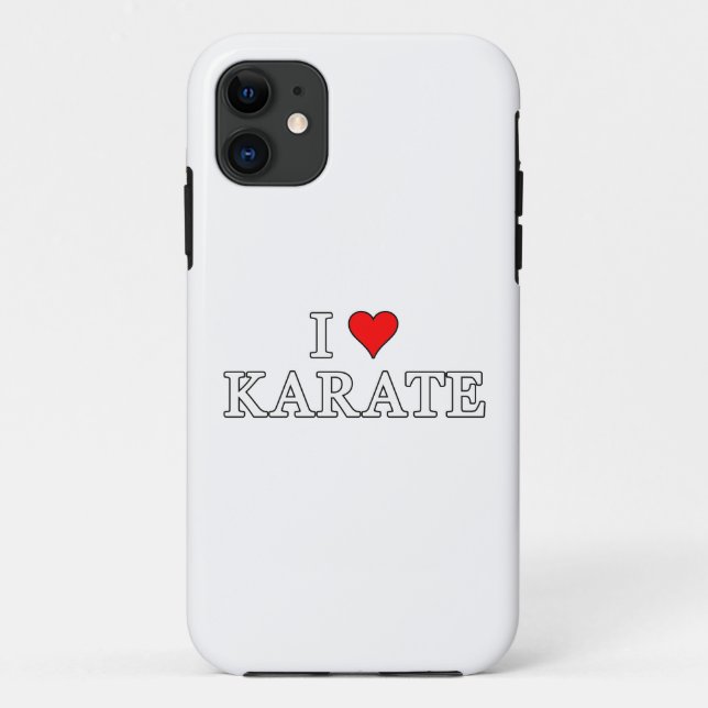 Para iPhone Da Case-Mate Eu amo a Capa de telefone de Karate (Verso)
