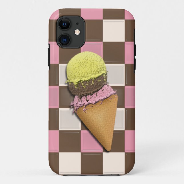 Para iPhone Da Case-Mate Sorvete Cone Cell Capa de telefone (Verso)