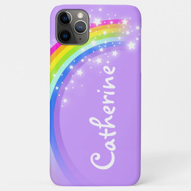 Para iPhone Da Case-Mate "Sua capa de ipod violeta (longa) das meninas" do (Verso)