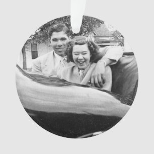 Para Judy e Cody - ornamento de duas faces