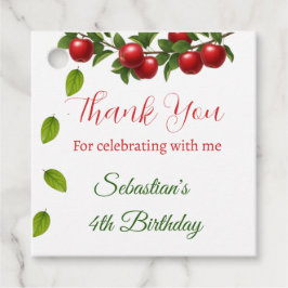 Para Lembrancinhas Apple of Our Eye Obrigado a Favorecer Etiquetas