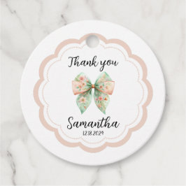 Para Lembrancinhas Arco Floral Obrigado Por Etiquetas Favoráveis