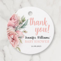 Camponeses flóricos chá de fraldas de etiquetas