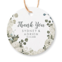 Casamento Floral De Inverno Obrigado Etiquetas Fav