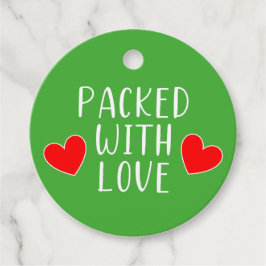 Para Lembrancinhas Embalado com Etiquetas de Amor