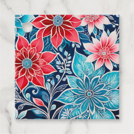 Para Lembrancinhas Etiquetas Coloridas de Arte de Batata Floral