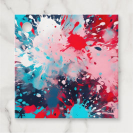 Para Lembrancinhas Etiquetas Coloridas de Arte de Pintura de Pinta Co