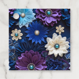 Para Lembrancinhas Etiquetas Coloridas de Arte de Tecido Floral