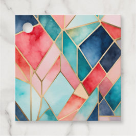 Para Lembrancinhas Etiquetas Coloridas De Arte De Vidro Colorida