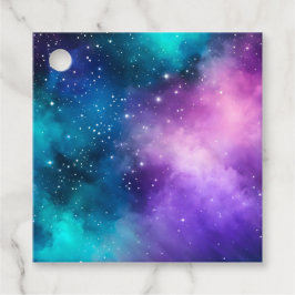 Para Lembrancinhas Etiquetas Coloridas de Arte Galáxica