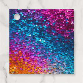 Para Lembrancinhas Etiquetas Coloridas de Presente de Arte Sequin