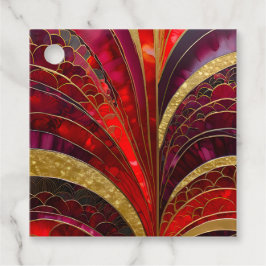 Para Lembrancinhas Etiquetas Coloridas de Presente na Arte Deco