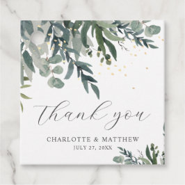 Para Lembrancinhas Etiquetas de Agradecimento de Água-forte de Aguare